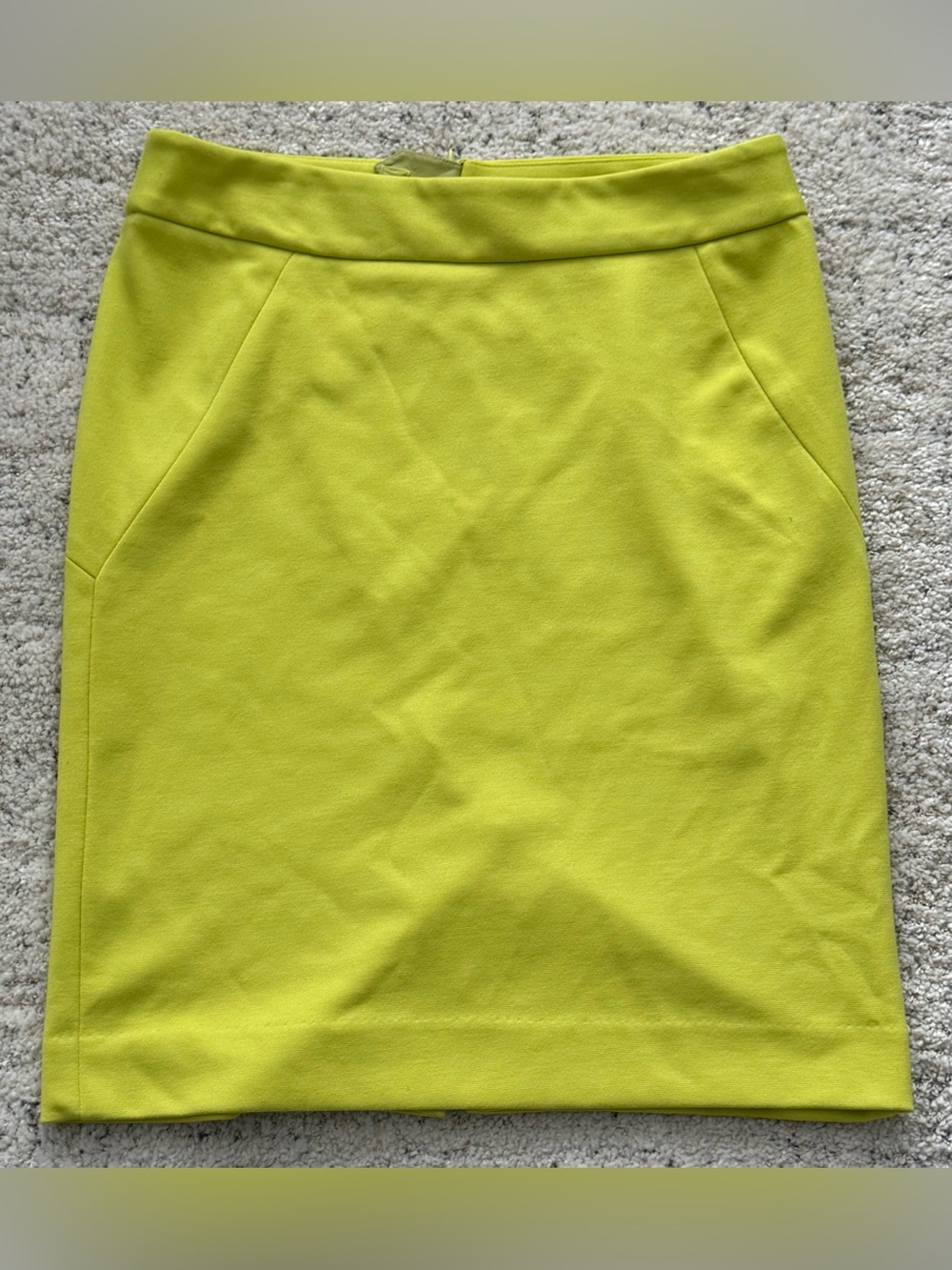Premise Women’s Size 6 Lime Green Pencil Skirt Stretch Knee Length Career